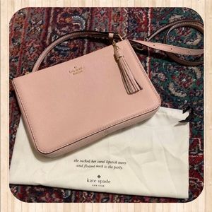 kate spade pink crossbody purse great condition